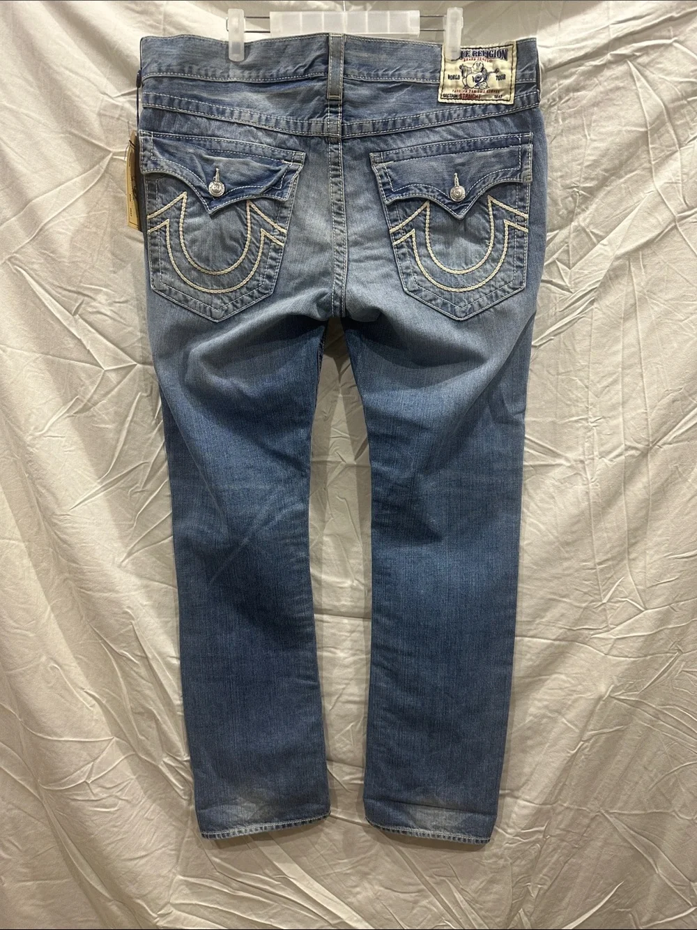 True Religion Men’s Light Blue Straight Jeans